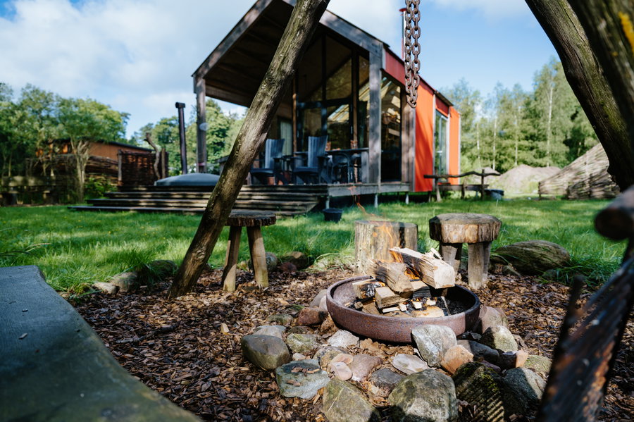 Tuin rondom de lodge