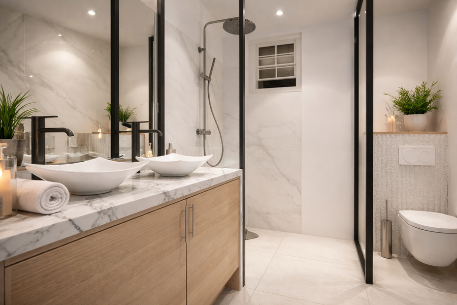 badkamer en suite - Badkamer 1
