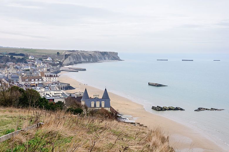 Arromanches restanten Mulberryhaven - 22 km