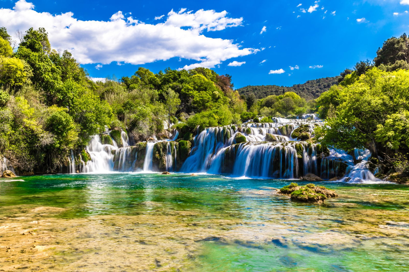 Nationaal park Krka (ca. 45km)