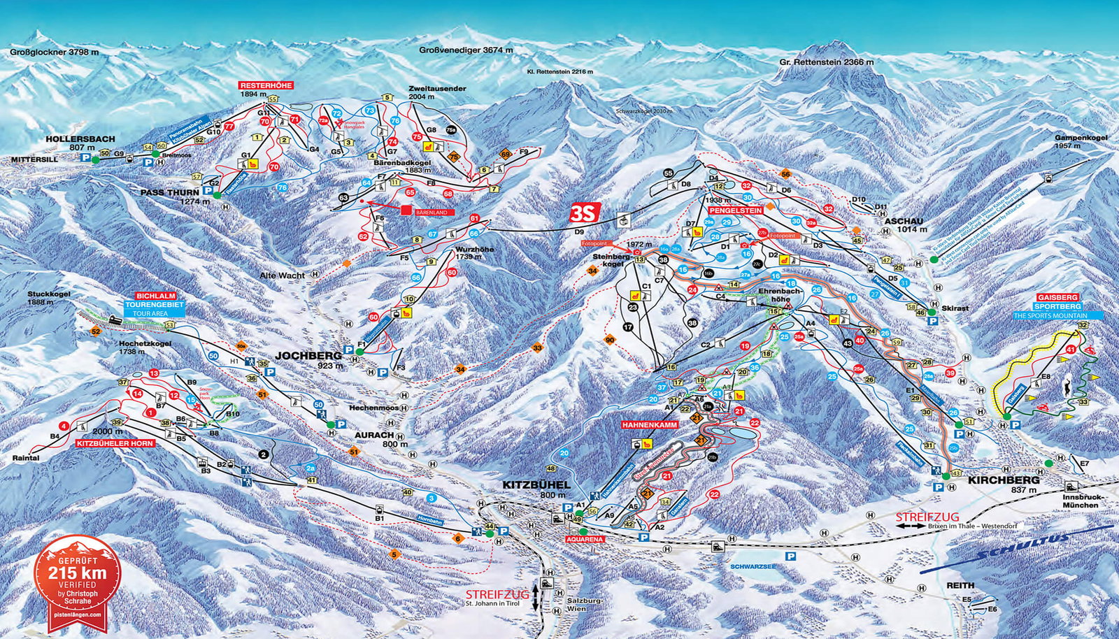 Skigebied Wildkogel Arena