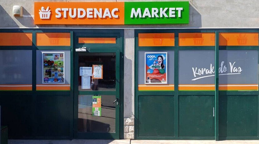 Studenac Market (ca. 1,4 km)