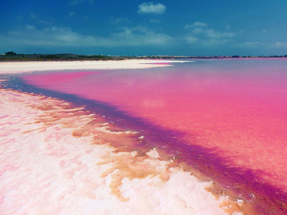 Pink lake