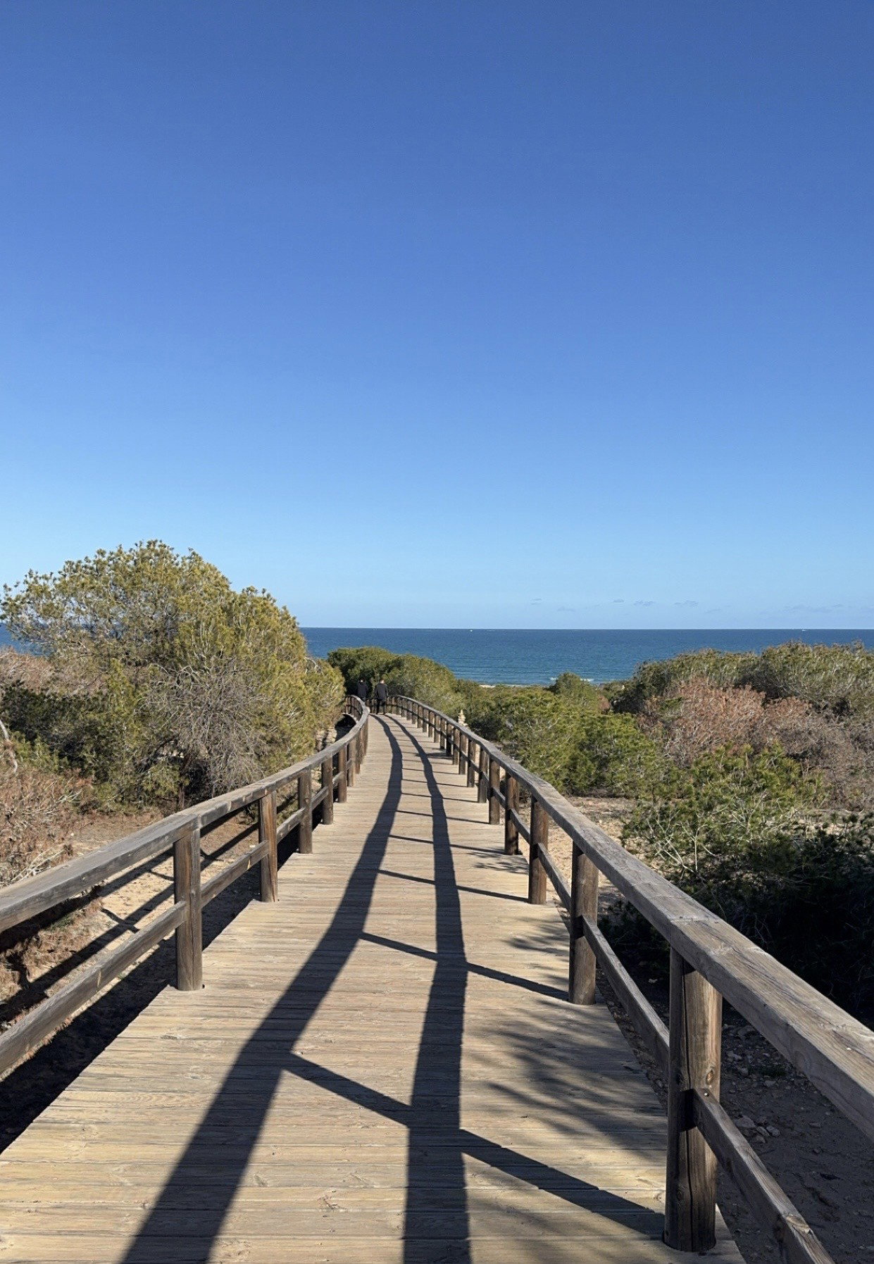 Het strand Moncayo beach / natuurgebied