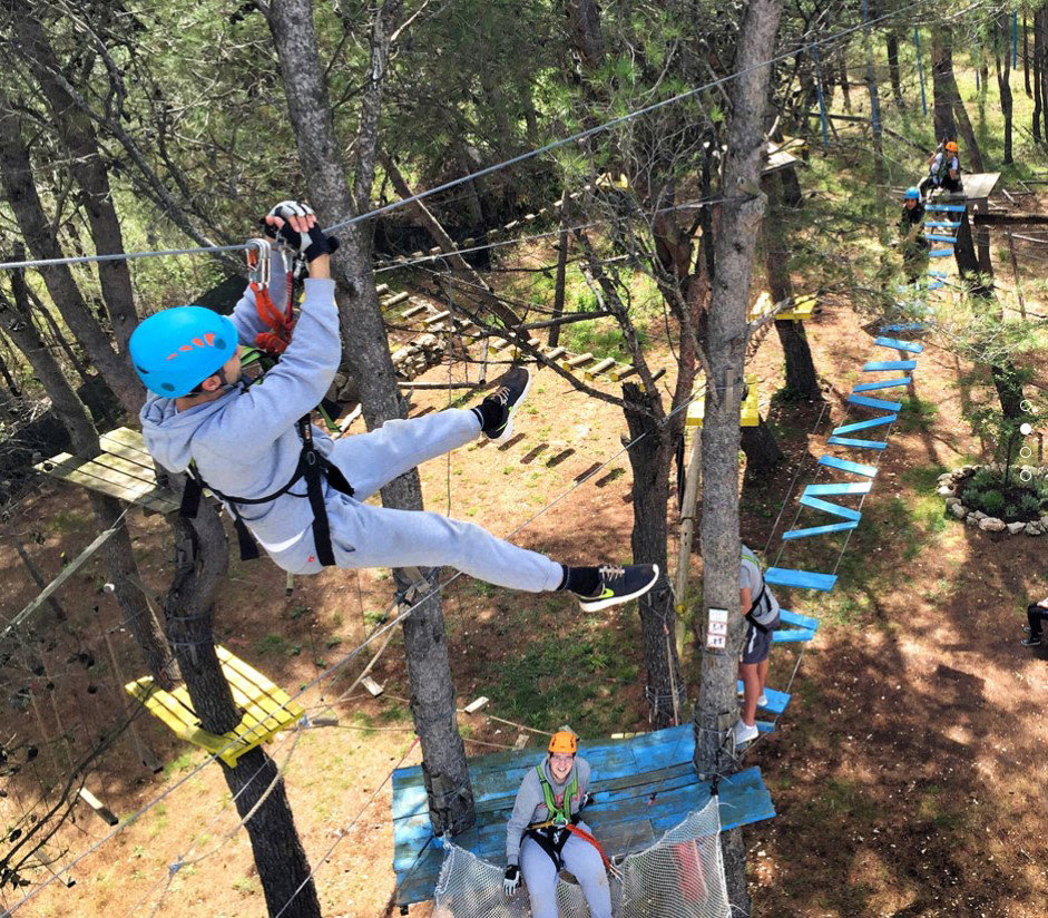 Adventure park Biogad & Zadar (Ca. 11km / Ca. 48km)