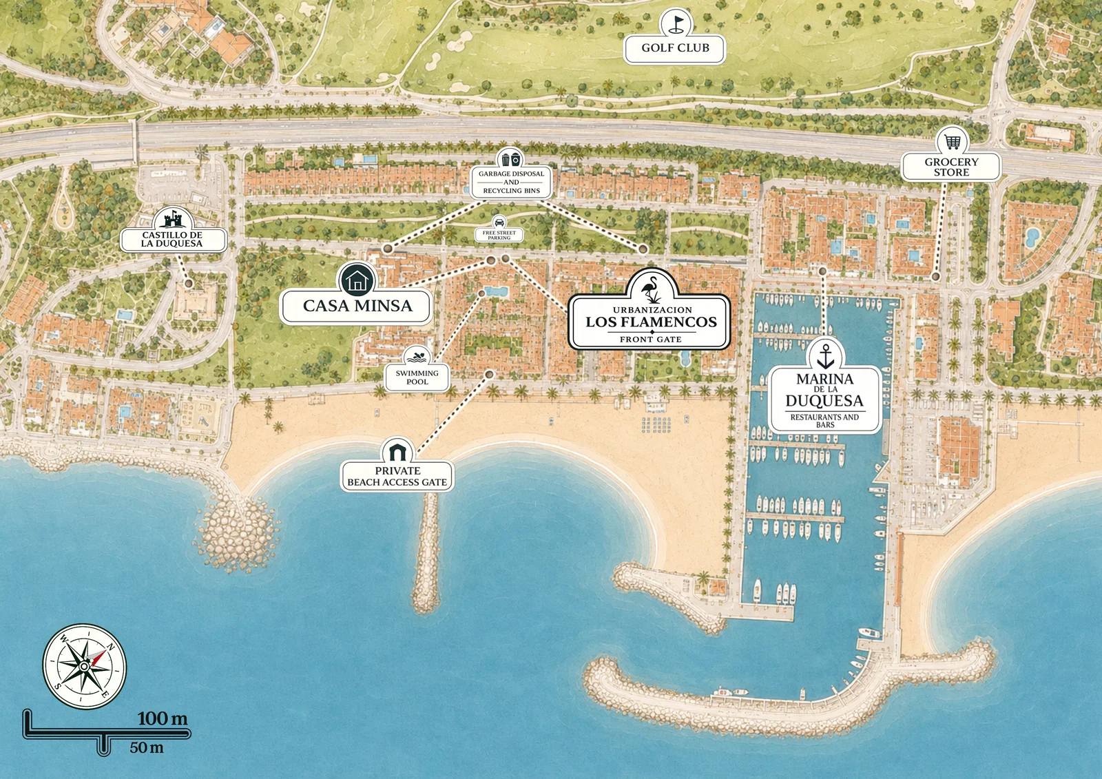 Casa Minsa Plattegrond